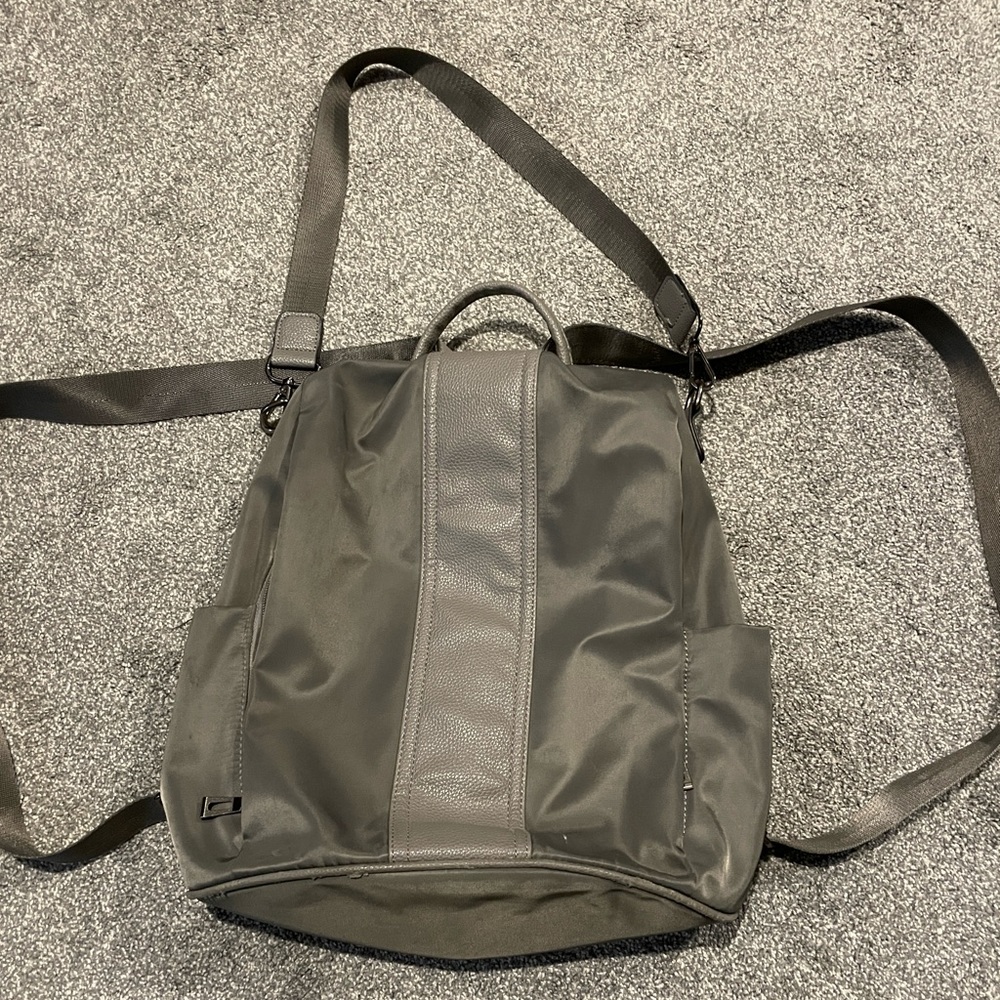 Grey backpack